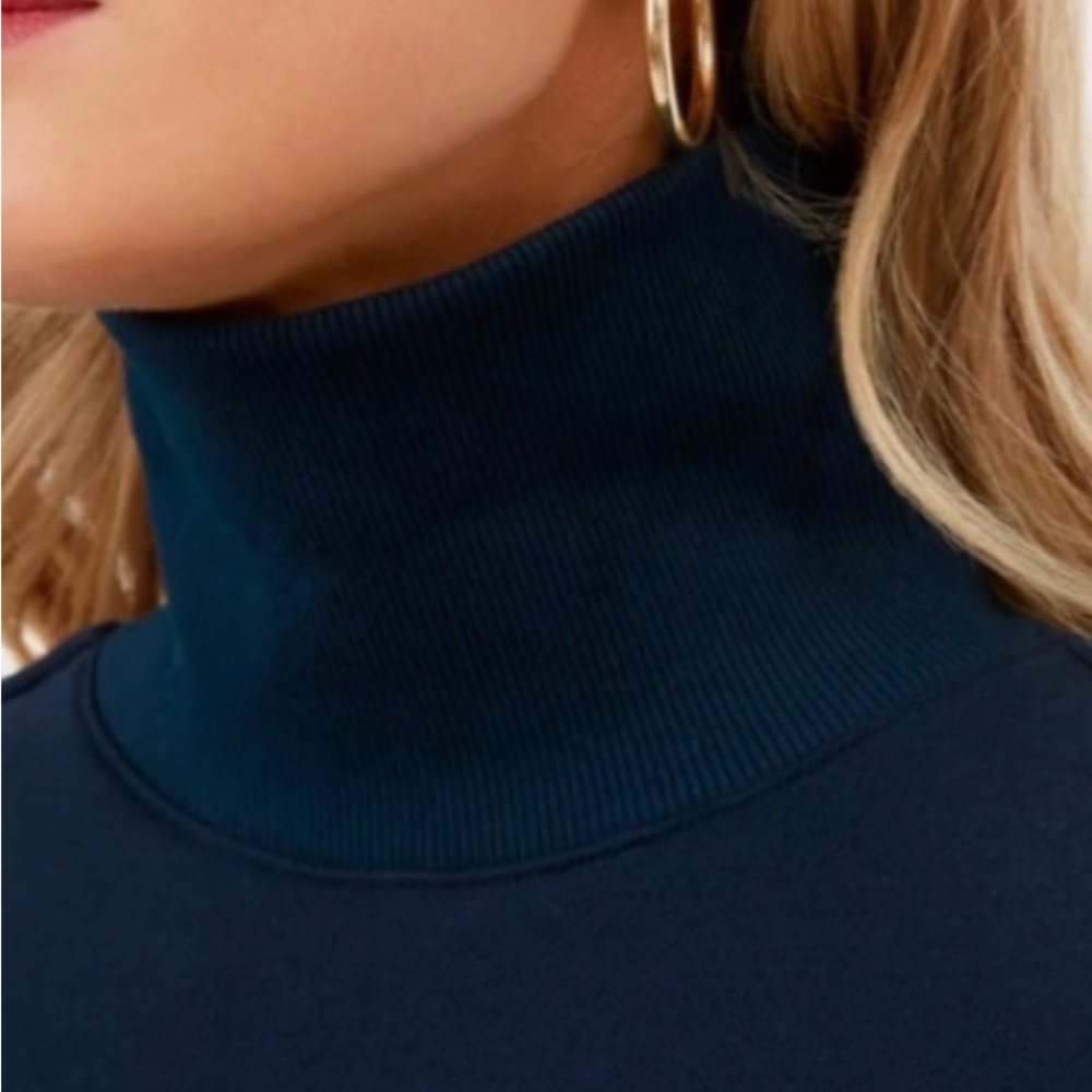 Tuckernuck Navy Porter Dress, Size Medium, Sweater/Sweatshirt Dress - Picture 4 of 6